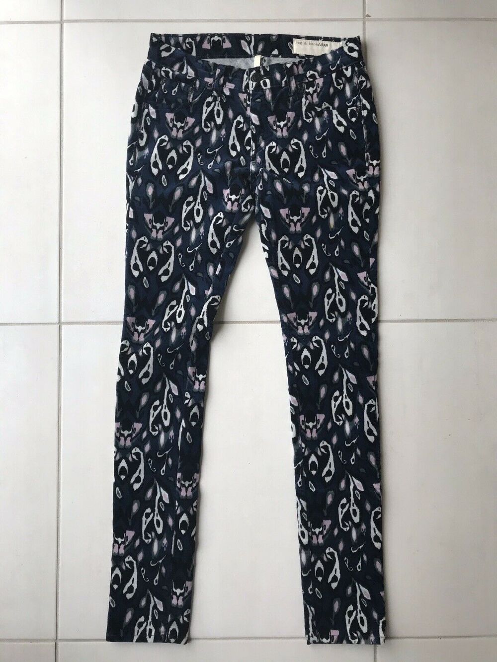 Rag & Bone Stretch Ikat Skinny Corduroy Pants